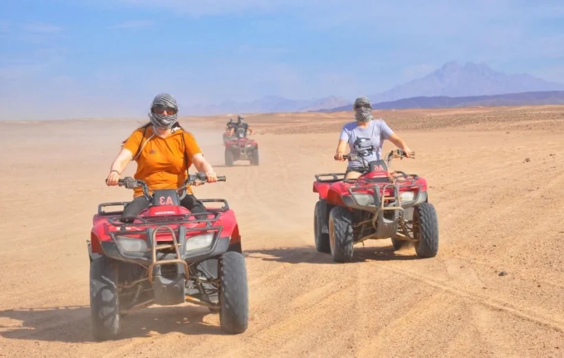 Hurghada: Sunset Quad Bike, Camel w/ Opt Stargazing and BBQ