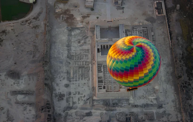 Luxor: Morgenfahrt mit dem Heißluftballon